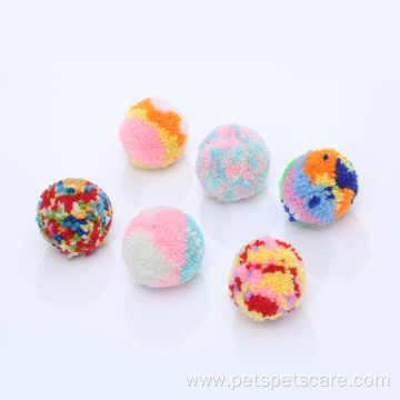 Wholesale in stock colorful cat ball cat products